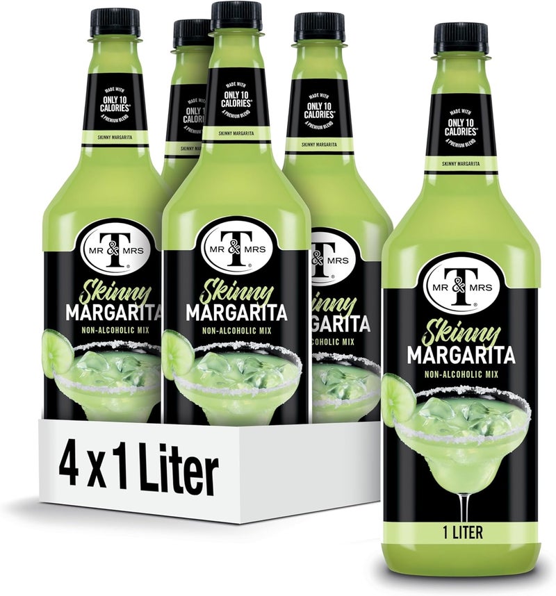 Mr & Mrs T Skinny Margarita Mix - Pack of 4 - Image 1